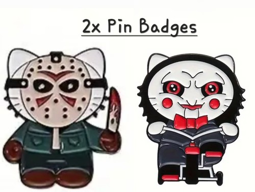 Rare hello kitty horror pin - rare,