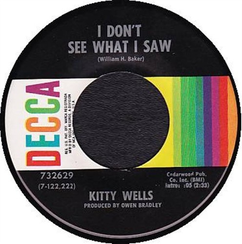 Kitty wells rpm - kitty, i