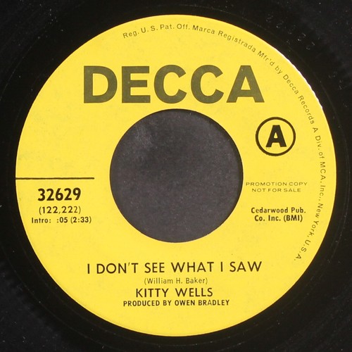 Kitty wells don see - wells:, i